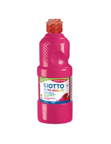 Tempera pronta Giotto Extra Quality in flacone 500 ml magenta - F532810