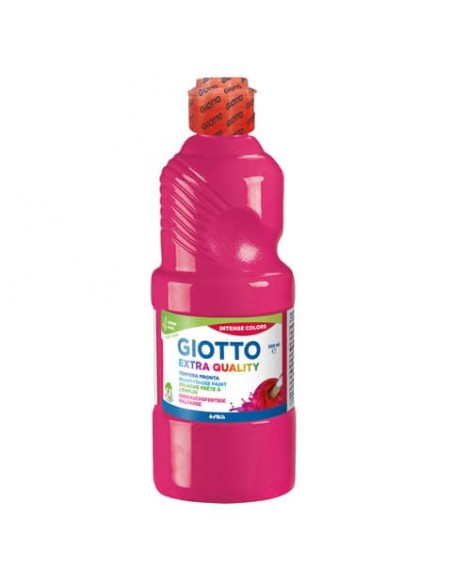 Tempera pronta Giotto Extra Quality in flacone 500 ml magenta - F532810