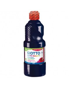 Tempera pronta Giotto Extra Quality in flacone 500 ml nero - F53282400
