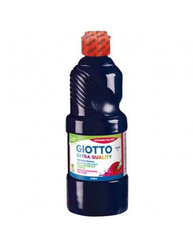 Tempera pronta Giotto Extra Quality in flacone 500 ml nero - F53282400