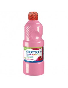 Tempera pronta Giotto Extra Quality in flacone 500 ml rosa - F532806