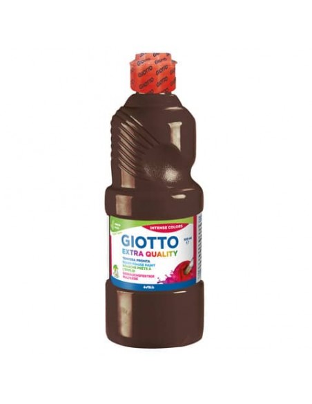 Tempera pronta Giotto Extra Quality in flacone 500 ml terra di Siena bruciata - F532825