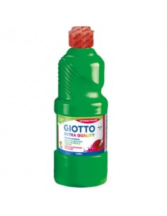 Tempera pronta Giotto Extra Quality in flacone 500 ml verde - F532812