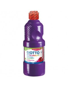 Tempera pronta Giotto Extra Quality in flacone 500 ml violetto - F532819