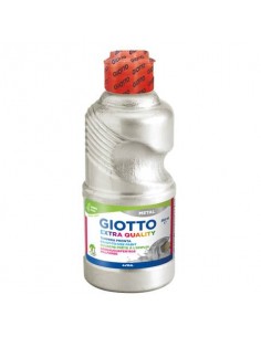 Tempera pronta Giotto metal in flacone 250 ml argento metallizzato - F53140200