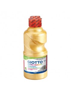 Tempera pronta Giotto metal in flacone 250 ml oro metallizzato - F53140100