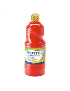 Tempera pronta Giotto School Paint in flacone 1 L rosso scarlatto - F535508