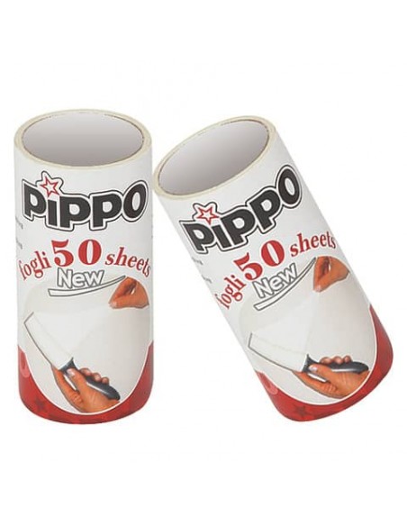 Ricambi per spazzola adesiva cattura peli e polvere Pippo in conf. da 2 pezzi - NP2012