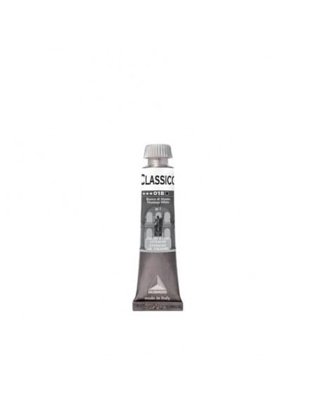 Colore a olio Maimeri extrafine in tubetto 20 ml bianco titanio - M0302018