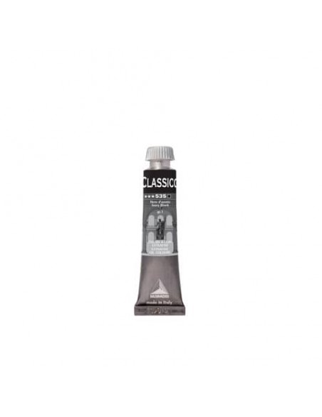 Colore a olio Maimeri extrafine in tubetto 20 ml nero d'avorio - M0302535