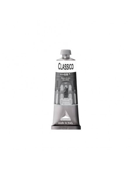 Colore a olio Maimeri extrafine in tubetto 60 ml bianco di zinco - M0306020