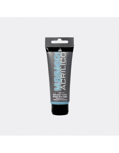 Colore acrilico Maimeri in tubetto 75 ml blu reale chiaro - M0916405