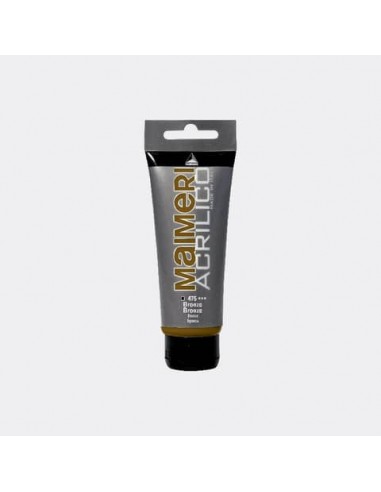 Colore acrilico Maimeri in tubetto 75 ml bronzo - M0916475