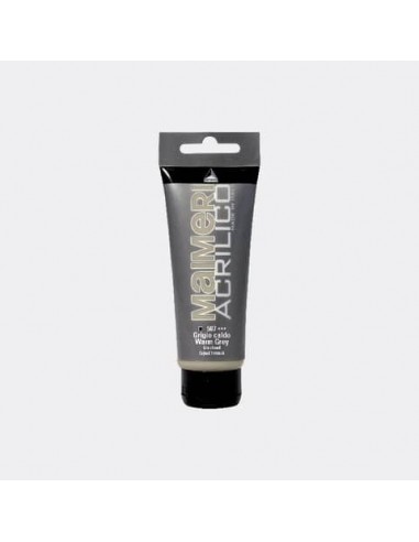 Colore acrilico Maimeri in tubetto 75 ml grigio caldo - M0916507