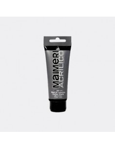 Colore acrilico Maimeri in tubetto 75 ml nero di carbonio - M0916537