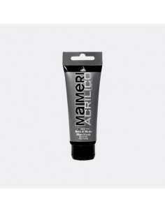 Colore acrilico Maimeri in tubetto 75 ml nero di Marte - M0916540