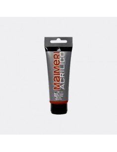 Colore acrilico Maimeri in tubetto 75 ml ocra rossa - M0916191
