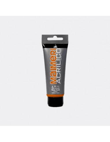 Colore acrilico Maimeri in tubetto 75 ml ocra scuro - M0916151