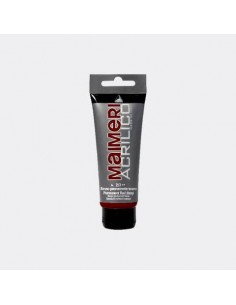 Colore acrilico Maimeri in tubetto 75 ml rosso permanente scuro - M0916253
