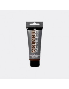 Colore acrilico Maimeri in tubetto 75 ml terra d'ombra bruciata - M0916492