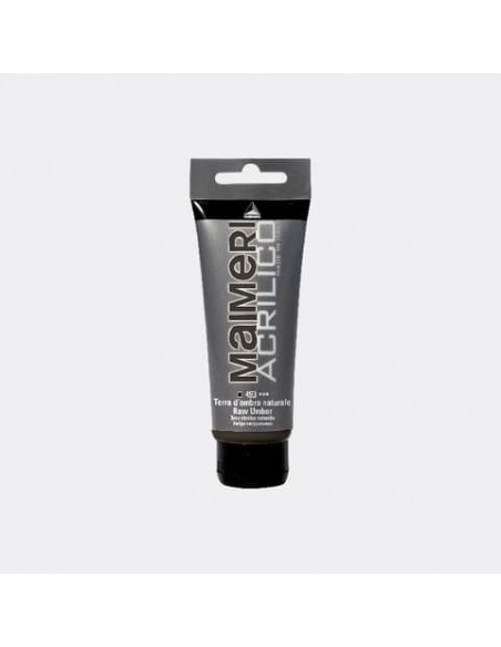 Colore acrilico Maimeri in tubetto 75 ml terra d'ombra naturale - M0916493