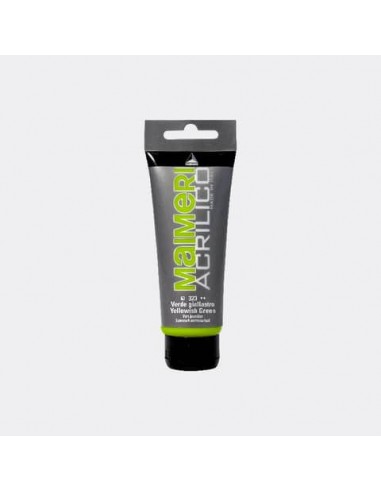 Colore acrilico Maimeri in tubetto 75 ml verde giallastro - M0916323