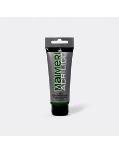 Colore acrilico Maimeri in tubetto 75 ml verde permanente scuro - M0916340