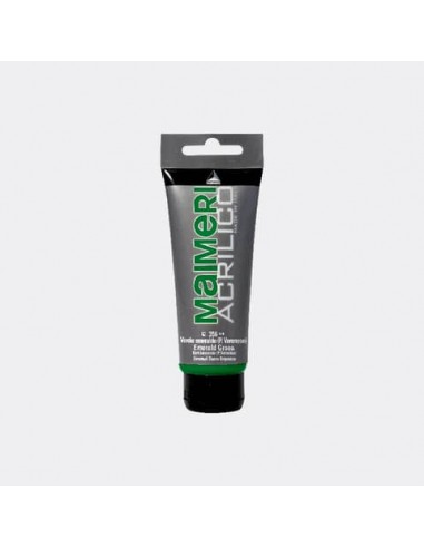 Colore acrilico Maimeri in tubetto 75 ml verde smeraldo - M0916356