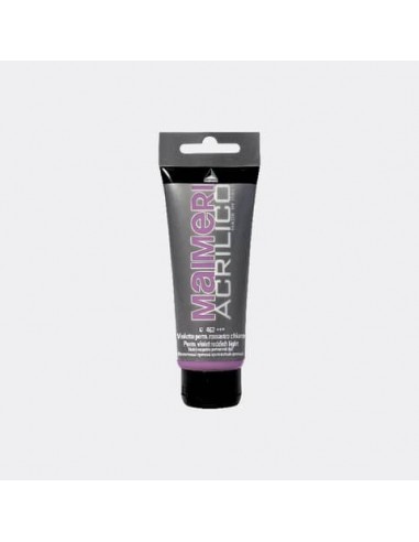 Colore acrilico Maimeri in tubetto 75 ml violetto permanente rossastro chiaro - M0916462