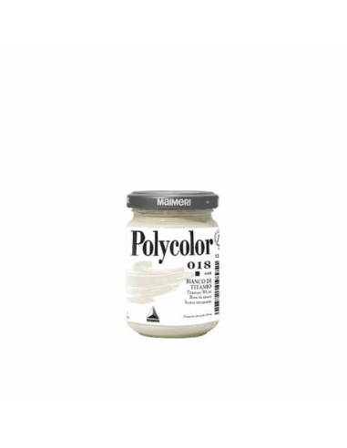 Colore vinilico fine Maimeri in vasetto 140 ml bianco di titanio - M1220018