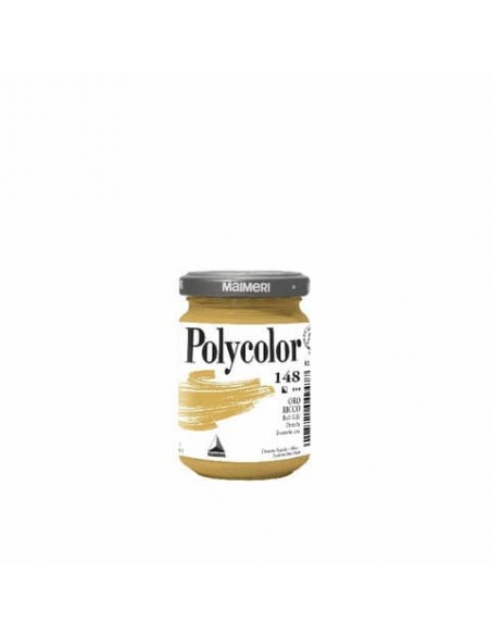 Colore vinilico fine Maimeri in vasetto 140 ml oro ricco - M1220148