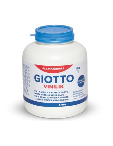Colla vinilica forte Giotto Vinilik in barattolo 1 kg - colore bianco - F543000