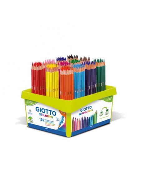 Matite colorate Giotto Stilnovo in conf. da 192 colori assortiti - F523400