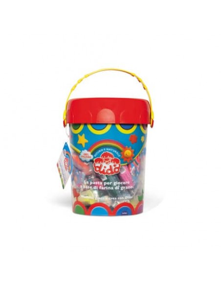 Vaso espositore 100 salsicciotti pasta modellabile Didò - F398600