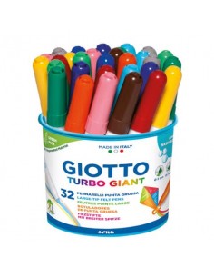 Pennarelli Giotto Turbo Giant in conf. 36 colori assortiti F424900