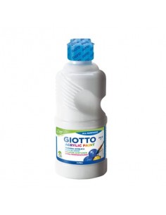 Tempera acrilica Giotto in flacone da 250 ml bianco - F534001