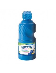 Tempera acrilica Giotto in flacone da 250 ml ciano - F534015