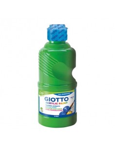 Tempera acrilica Giotto in flacone da 250 ml verde - F534012