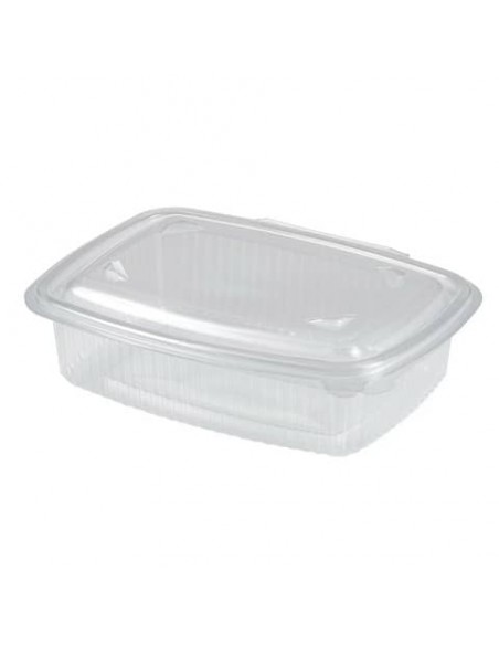 Vaschette con coperchio Dopla Professional in PP conf. 50 pz. Trasparente 1000 ml - 6040