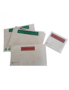 Busta adesiva portadocumenti Viva Eco 100% in carta - formato C5 - 24x18 cm - conf. 250 pezzi - 3025PAP