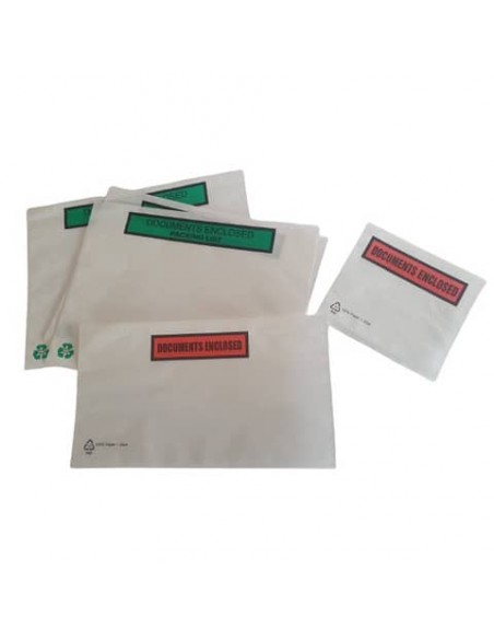 Busta adesiva portadocumenti Viva Eco 100% in carta - formato C5 - 24x18 cm - conf. 250 pezzi - 3025PAP