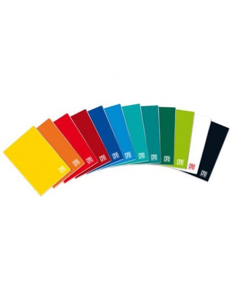 Quaderno One Color A5 - 80 g/m2 - 20+1 ff - 10 mm 6241
