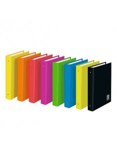 Raccoglitore ad anelli One Color 4 anelli - conf. 6 colori assortiti A4 2400