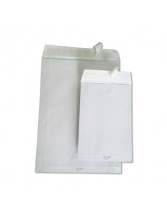 Busta a sacco Blasetti Self bianco - 100 g/m2 - in conf. 500 buste - 300x400 mm 637