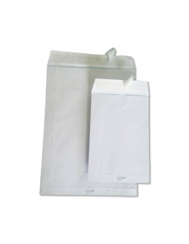 Busta a sacco Blasetti Self bianco - 100 g/m2 - in conf. 500 buste - 300x400 mm 637
