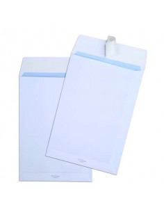 Busta a sacco Blasetti Self bianco - 80 g/m2 - in conf. 500 buste - 160x230 mm 625