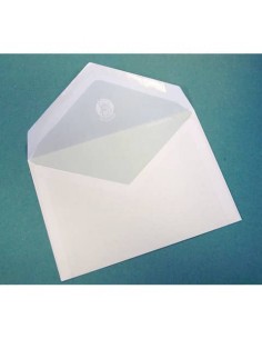 Busta bianca con Lembo Gommato Blasetti Leonardo 70 g/m2 in conf. da 500 buste 114x162 mm - 013