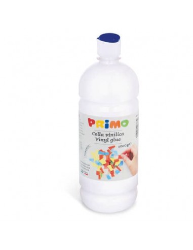 Colla vinilica Primo in bottiglia con tappo dosatore - 1 litro - 333CV1000