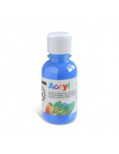 Colore acrilico Primo in bottiglia PET con tappo dosatore 125 ml - 540 blu cobalto - 402TA125540