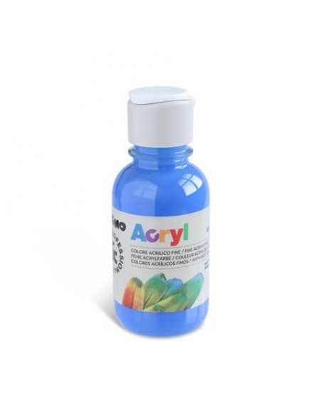 Colore acrilico Primo in bottiglia PET con tappo dosatore 125 ml - 540 blu cobalto - 402TA125540